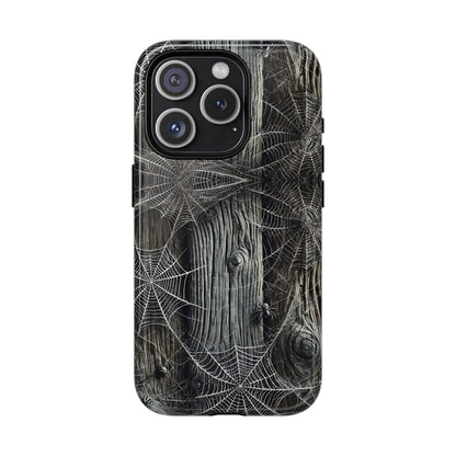 Spiderwebs Barnwood Magnetic Case
