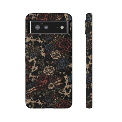 USA Cowhide Bloom Tough Case