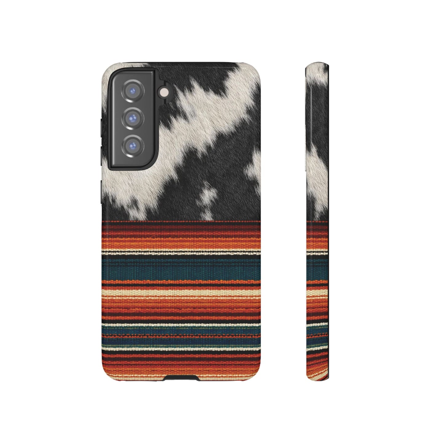 Cowhide + Serape Stripe Tough Case