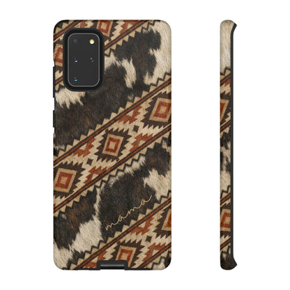 Cowhide Aztec Mama Tough Case