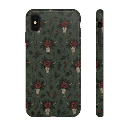 Inked Christmas Skull Tough Case