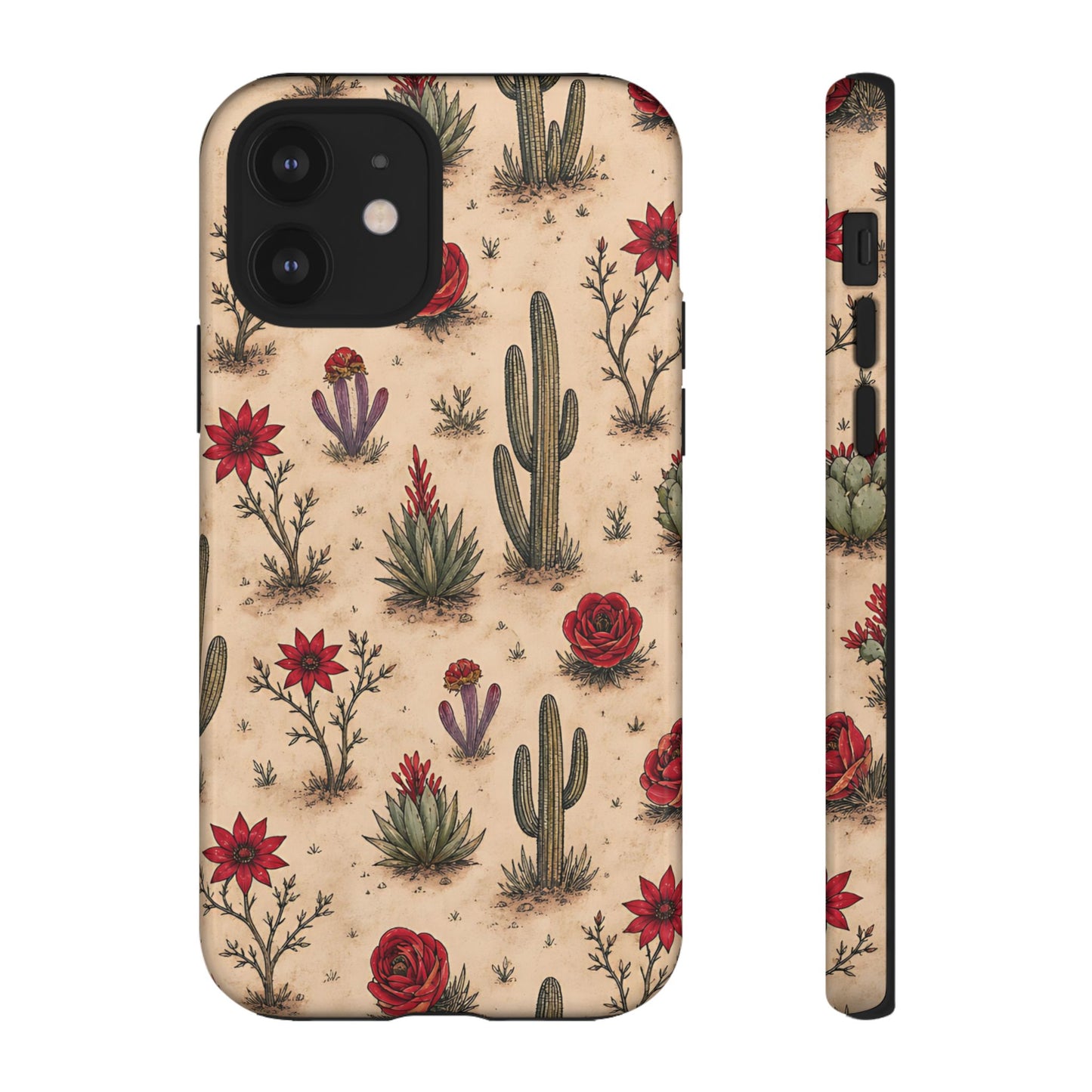 Red Bloom Desert Tough Case