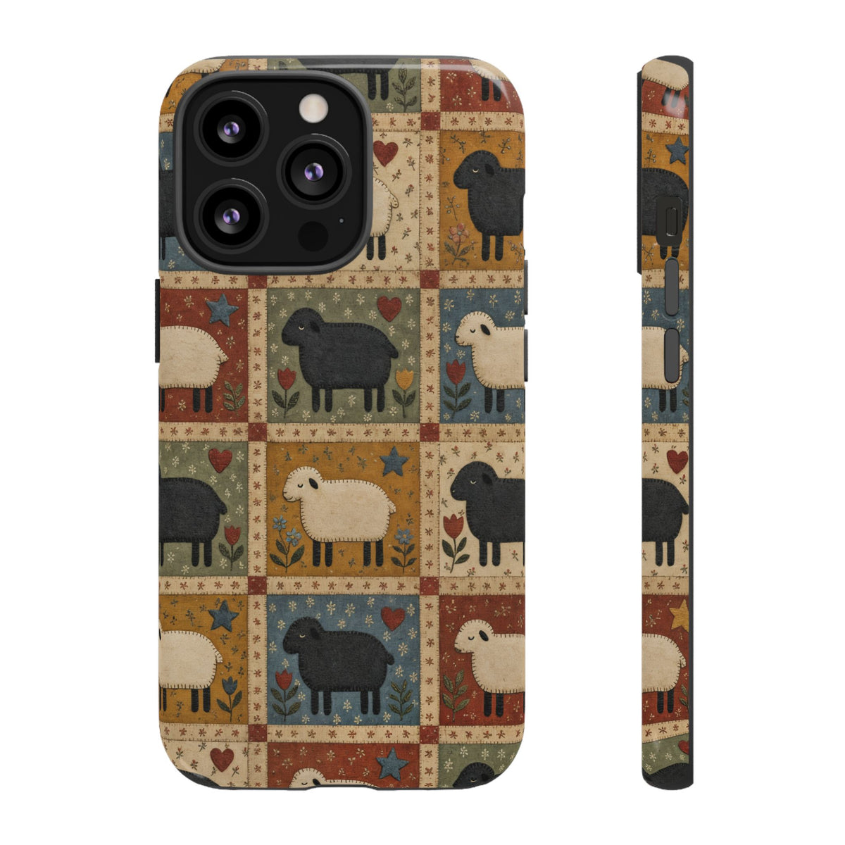 Sheep Quilt Tough Case