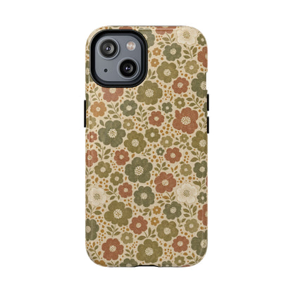 Retro Poppy Field Magnetic Case