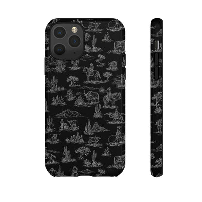Midnight Toile Tough Case