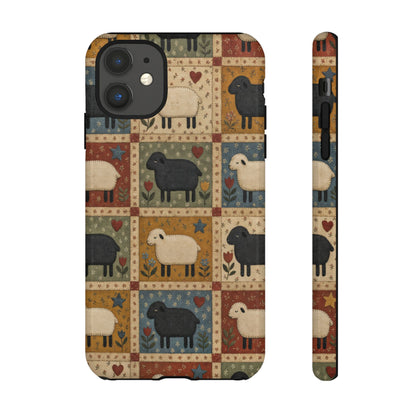 Sheep Quilt Tough Case