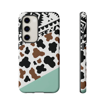 Mint Aztec Cowhide Tough Case
