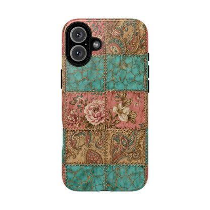 Turquoise Paisley Magnetic Case