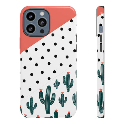 Polka Dot Cactus Tough Case