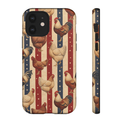 Chickens and Stripes Tough Case