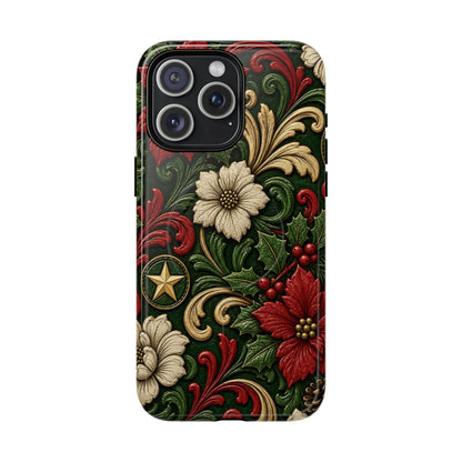 Tooled Christmas Stars Magnetic Case