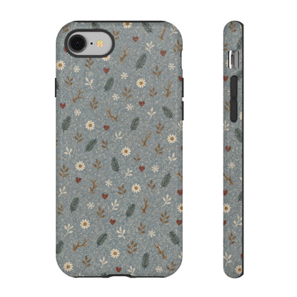 Antler Daisies Snow Tough Case