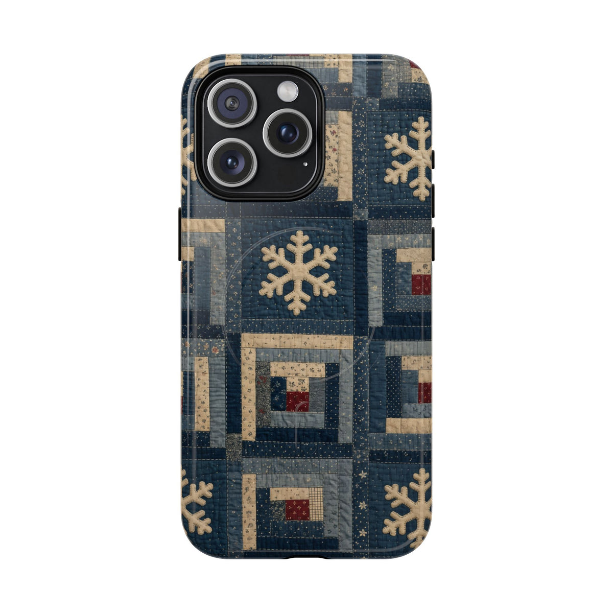 Snowflake Quilt Magnetic Case