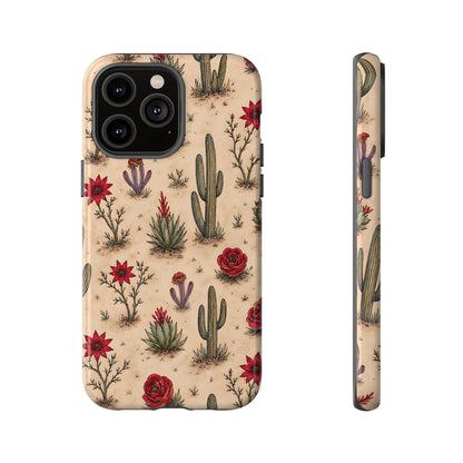 Red Bloom Desert Tough Case
