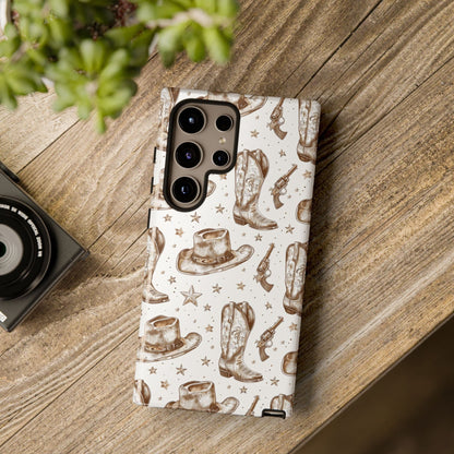 Brown Boots Phone Case