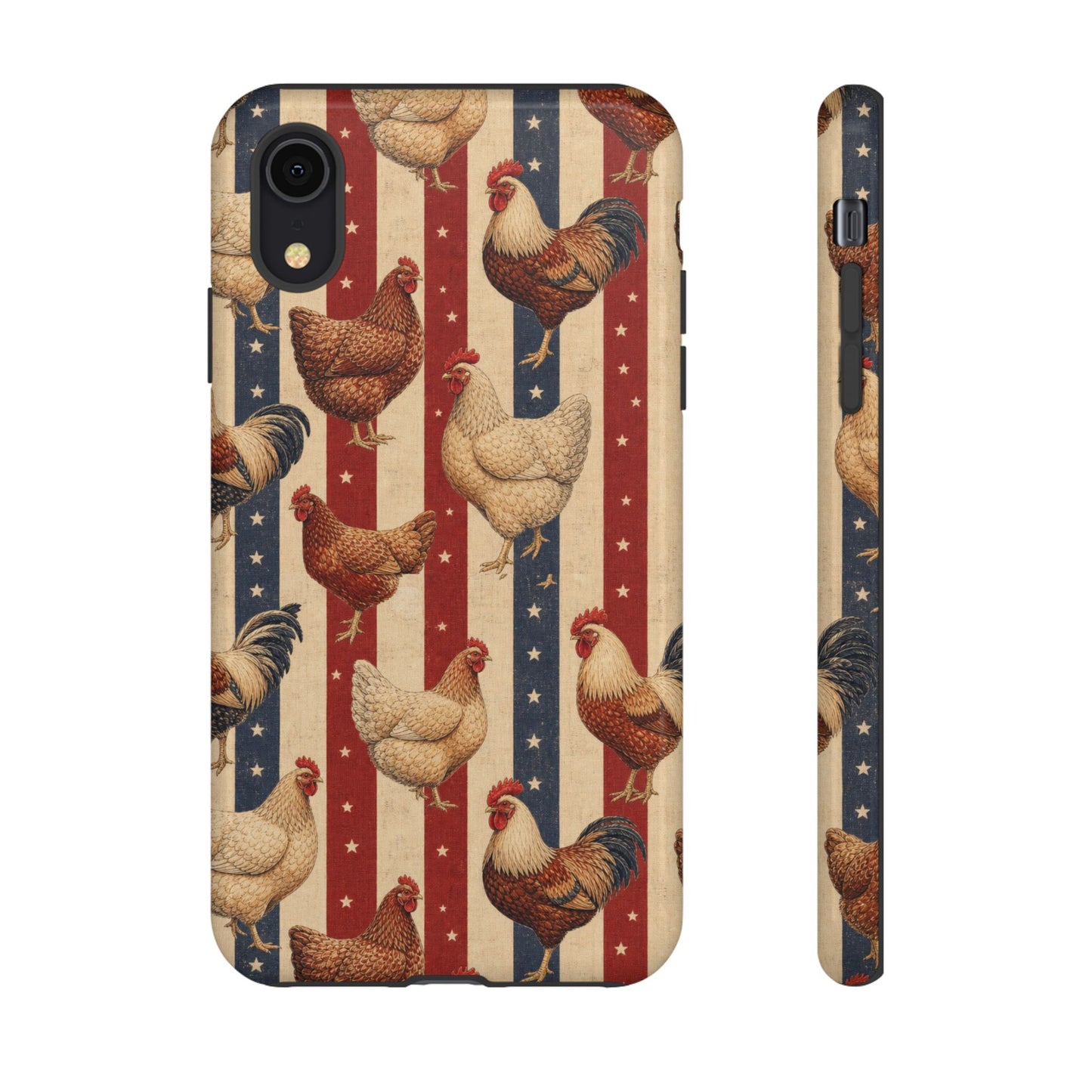 Chickens and Stripes Tough Case