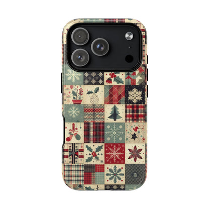 Christmas Quilt Magnetic Case