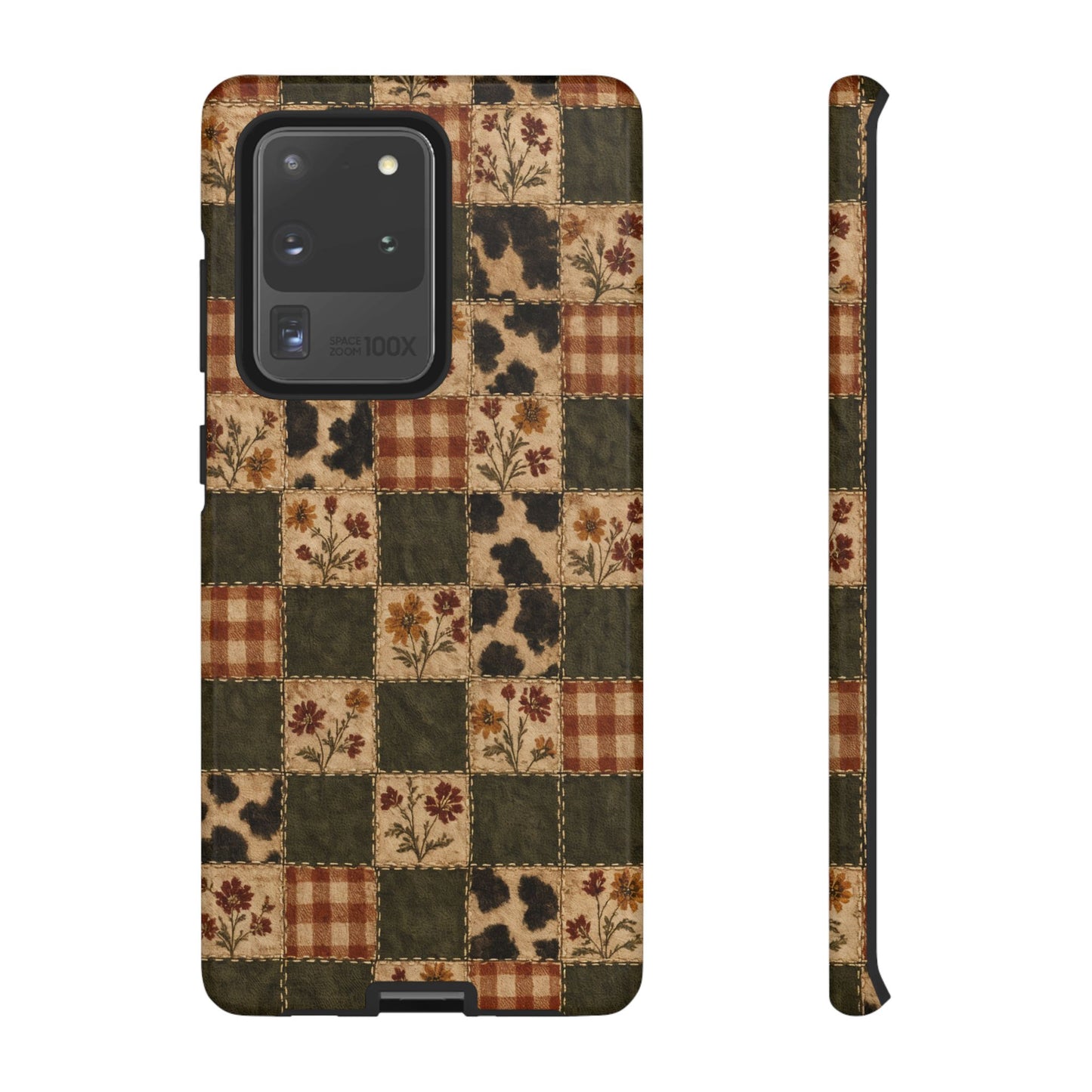Autumn Plaid Patchwork Tough Case