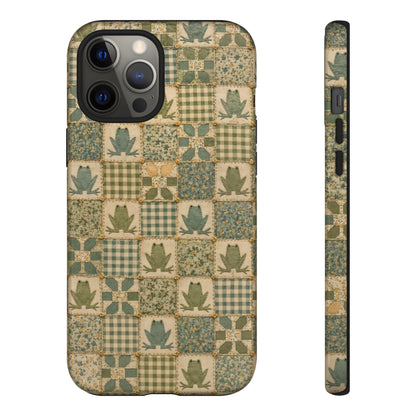 Frog Quilt Tough Case