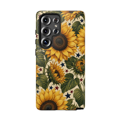 Stars And Sunflowers Tough Case