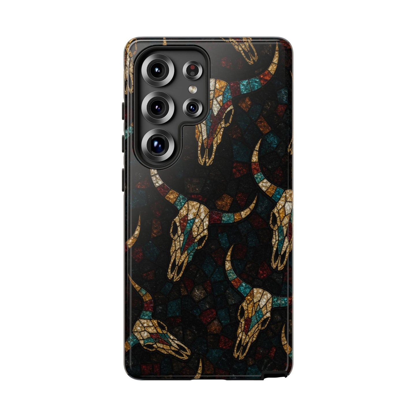 Stained Bull Skull Tough Case