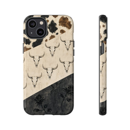 Bull Skull Rose Tough Case