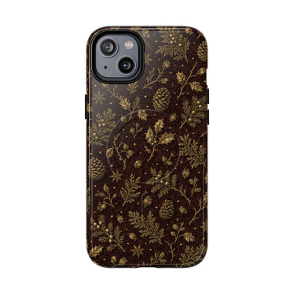 Brass Winter Botanicals Magnetic Case