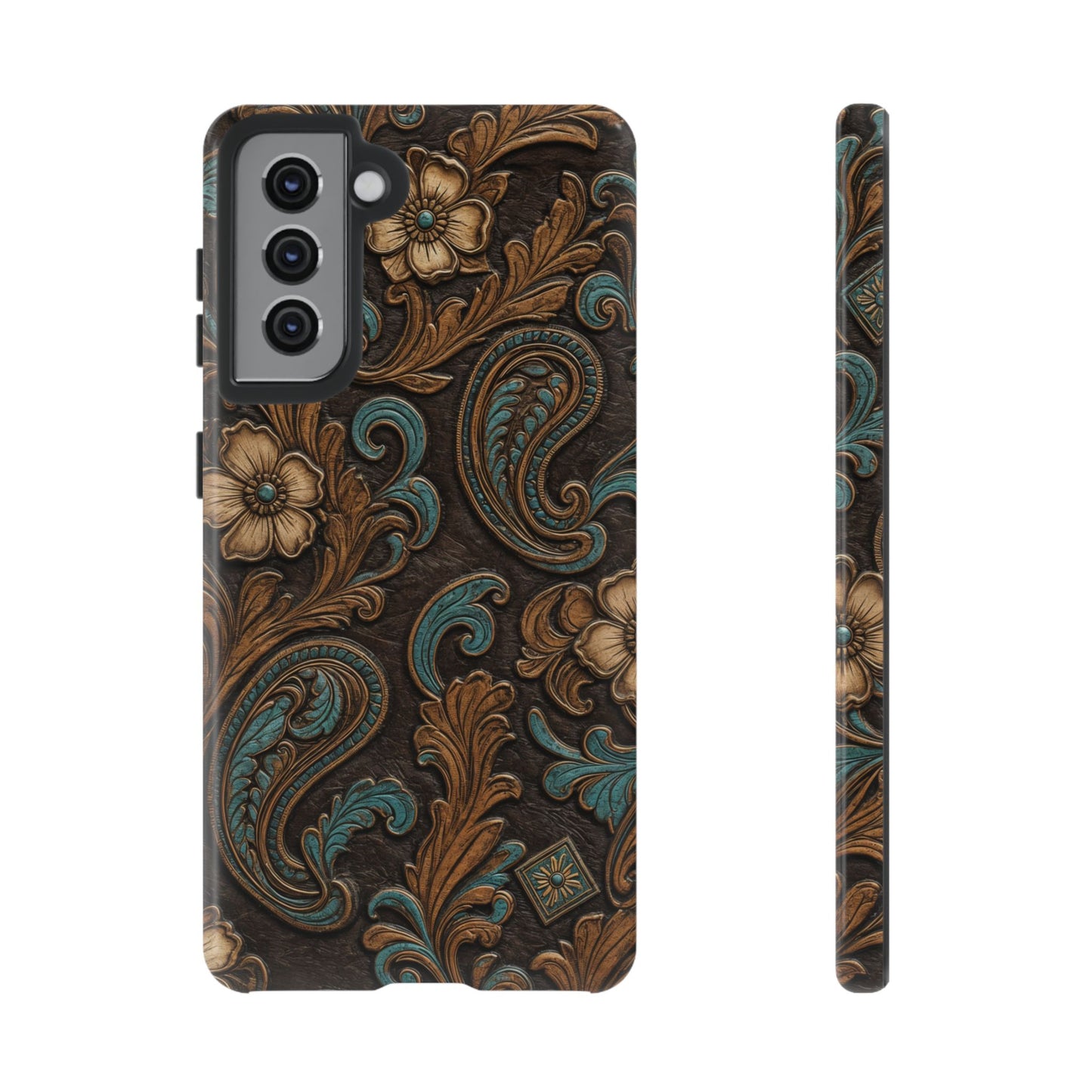 Tooled Paisley Tough Case