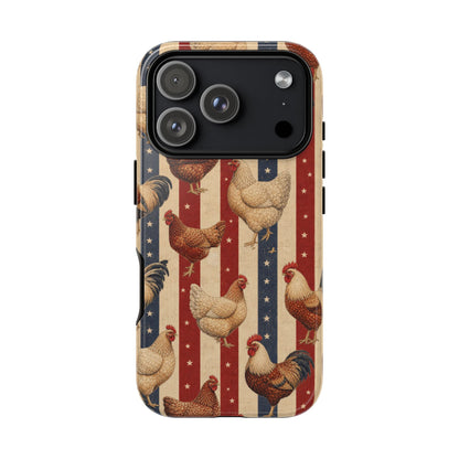 Chickens and Stripes Tough Case