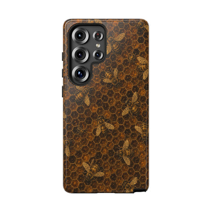 Golden Honeycomb Tough Case