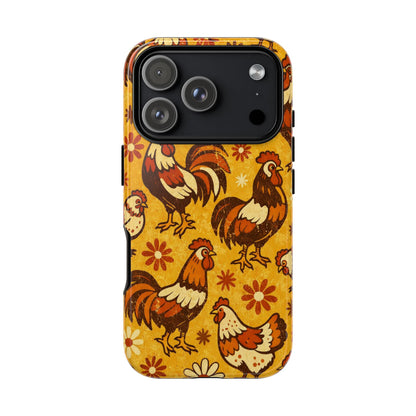 Retro Chickens Tough Case