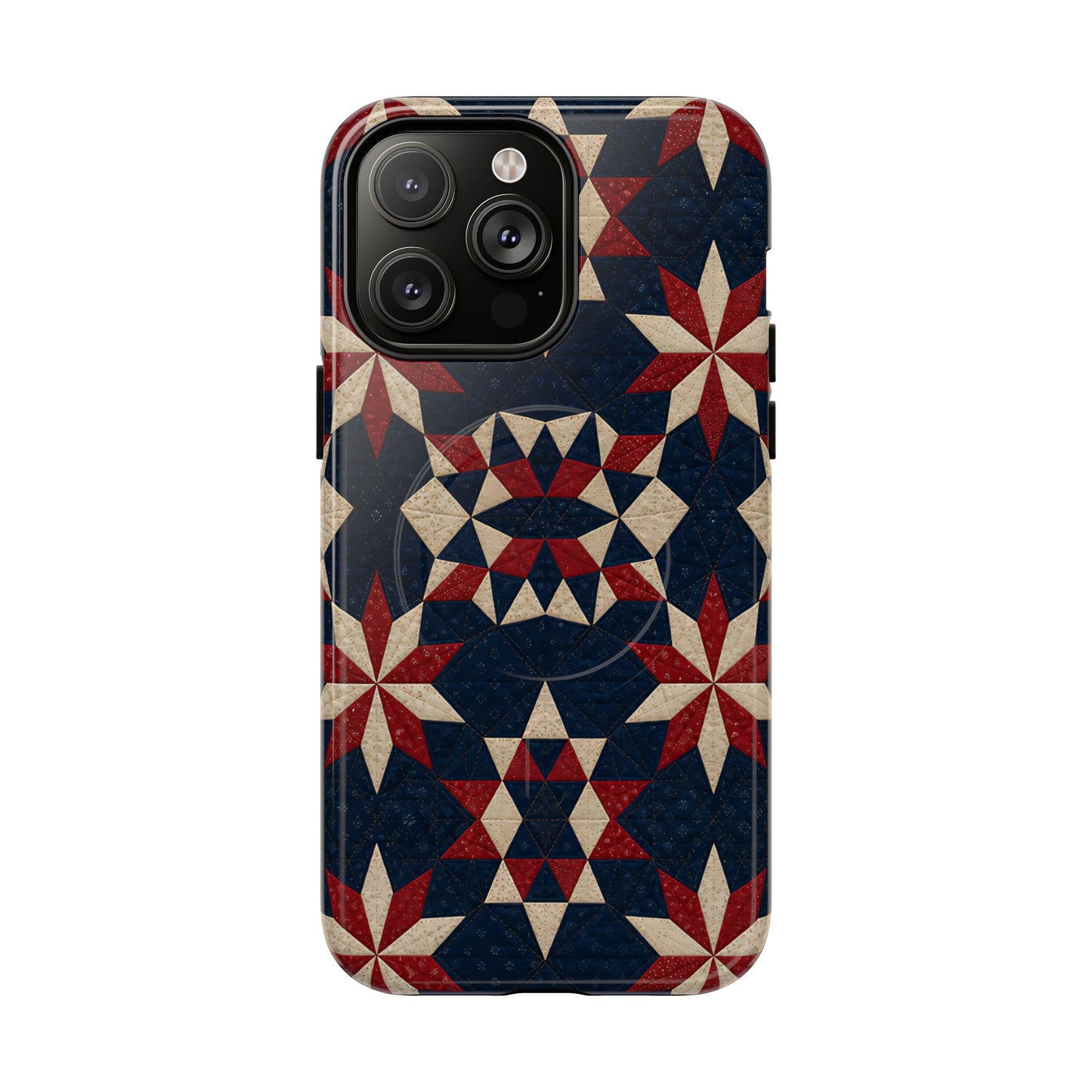 Patriotic Quilt Magnetic Case
