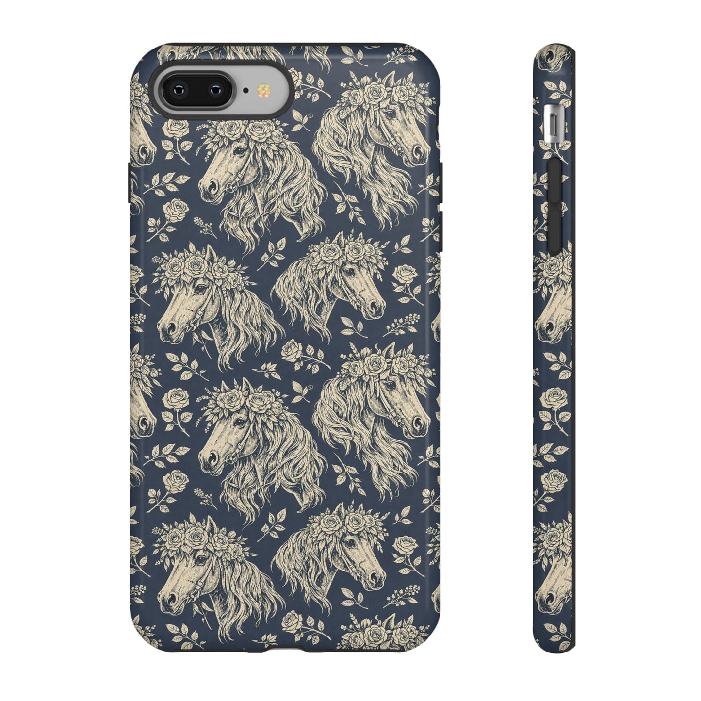 Floral Horses Tough Case