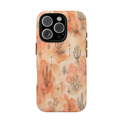 Watercolor Cactus Magnetic Case