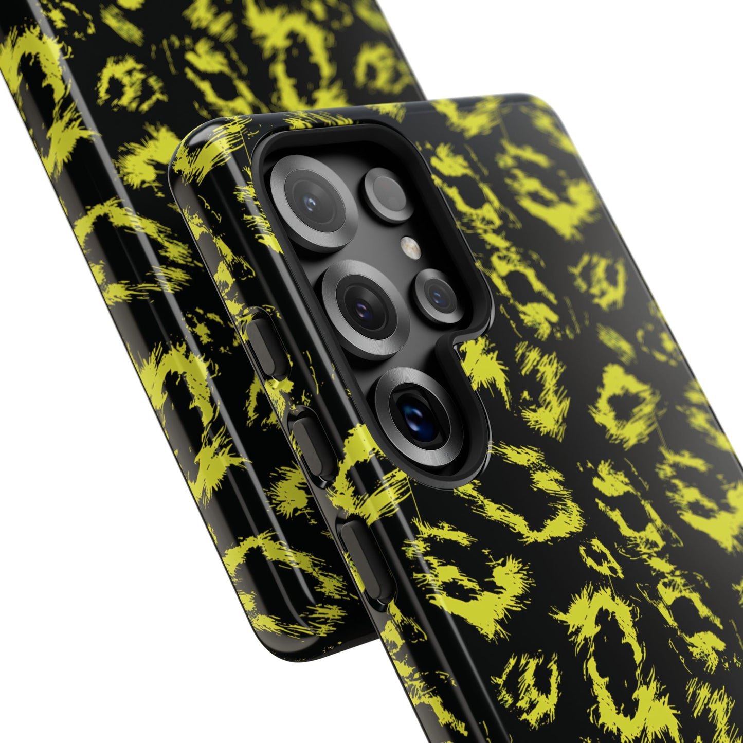 Neon Yellow Leopard Phone Case