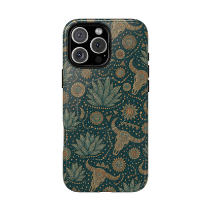 Ornate Skull Magnetic Case