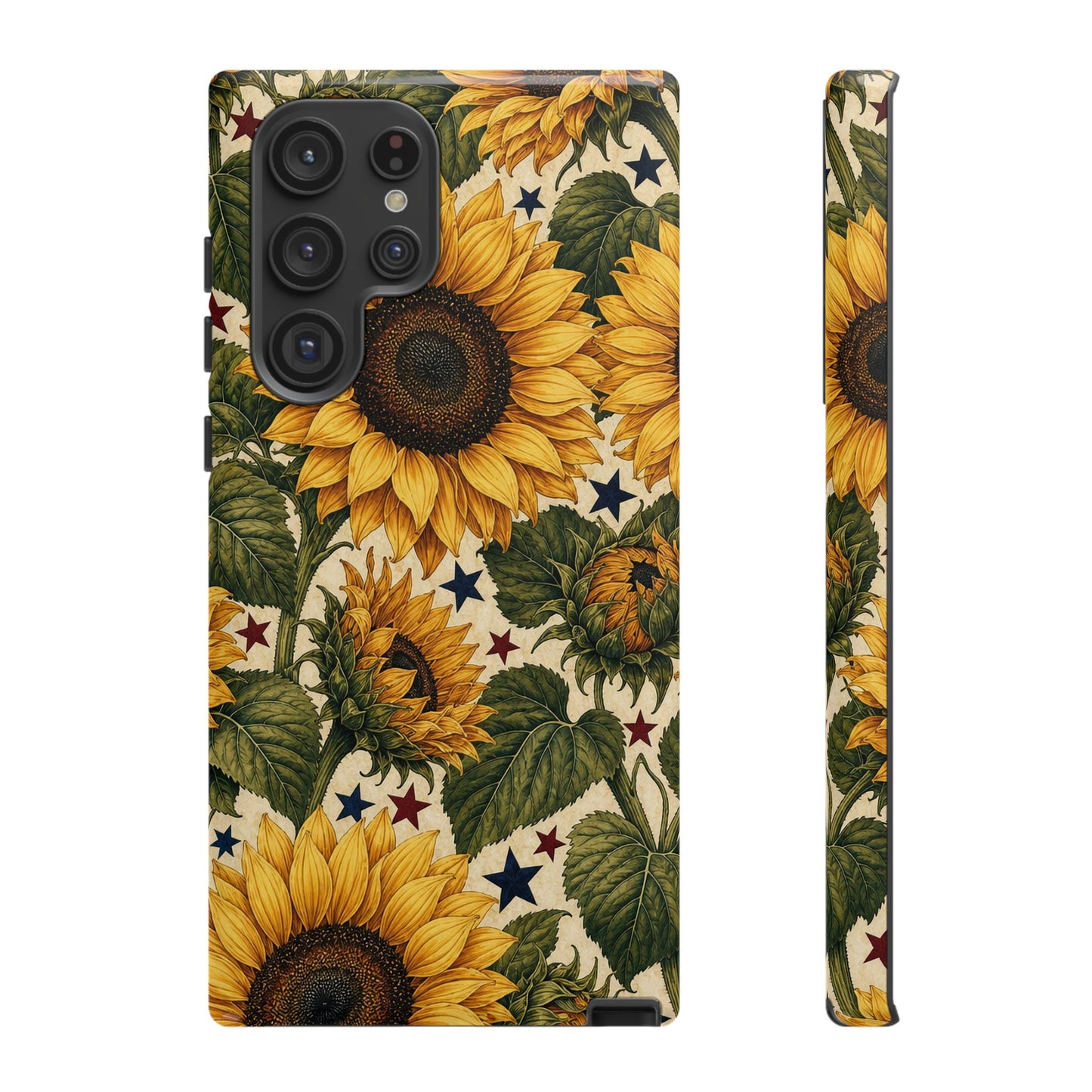 Stars And Sunflowers Tough Case