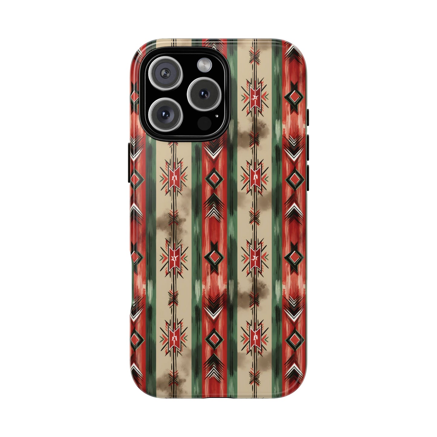 Christmas Aztec Stripes Tough Phone Case