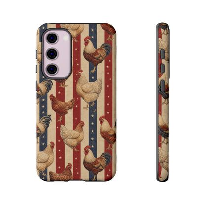 Chickens and Stripes Tough Case