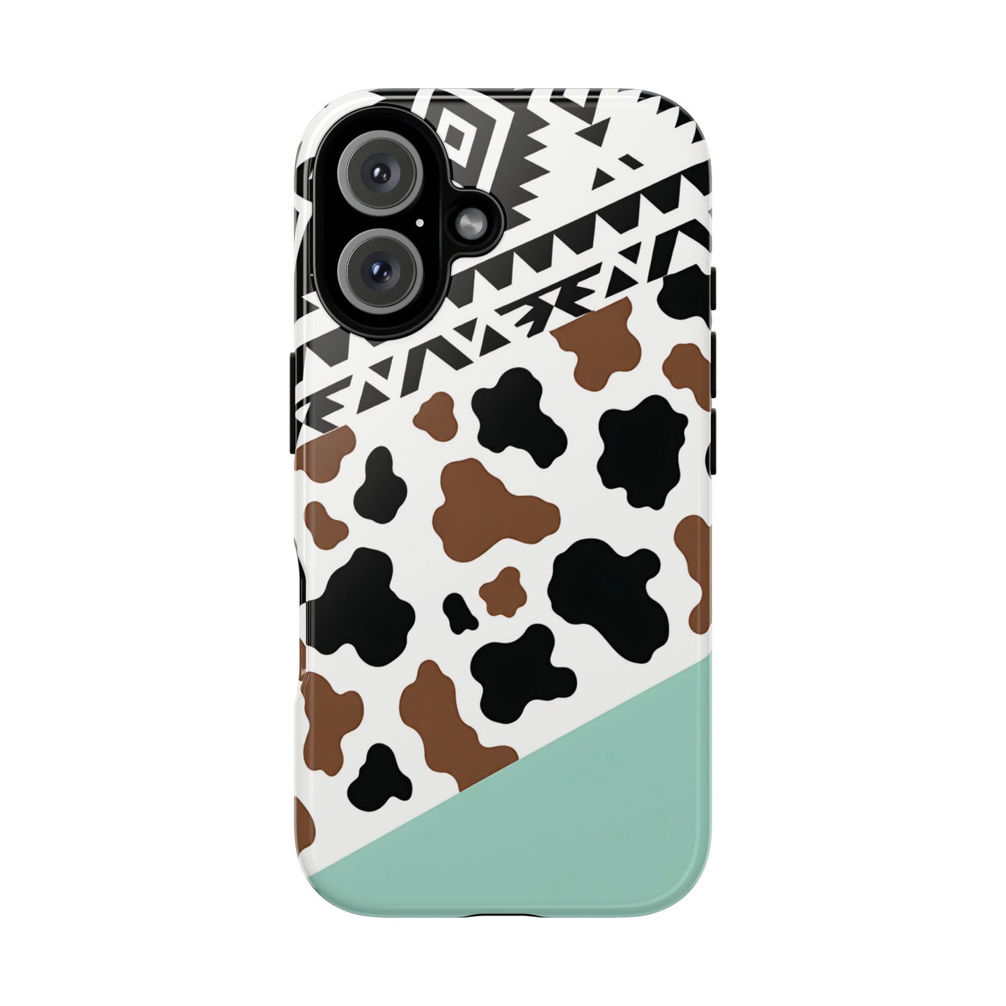 Mint Aztec Cowhide Tough Case
