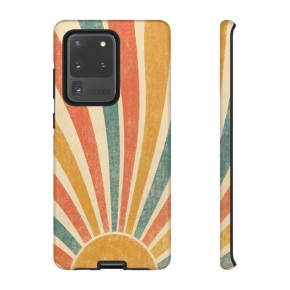 Retro Sun Rays Tough Case