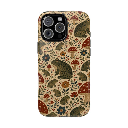 Folk Frog Toadstool Tough Case