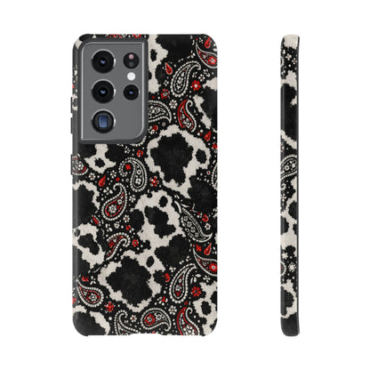 Paisley Cowhide Tough Case