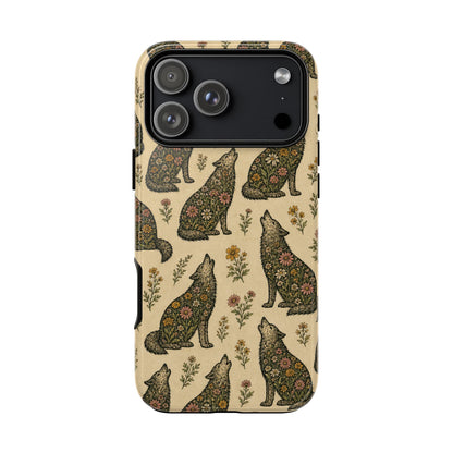 Floral Wolf Tough Case