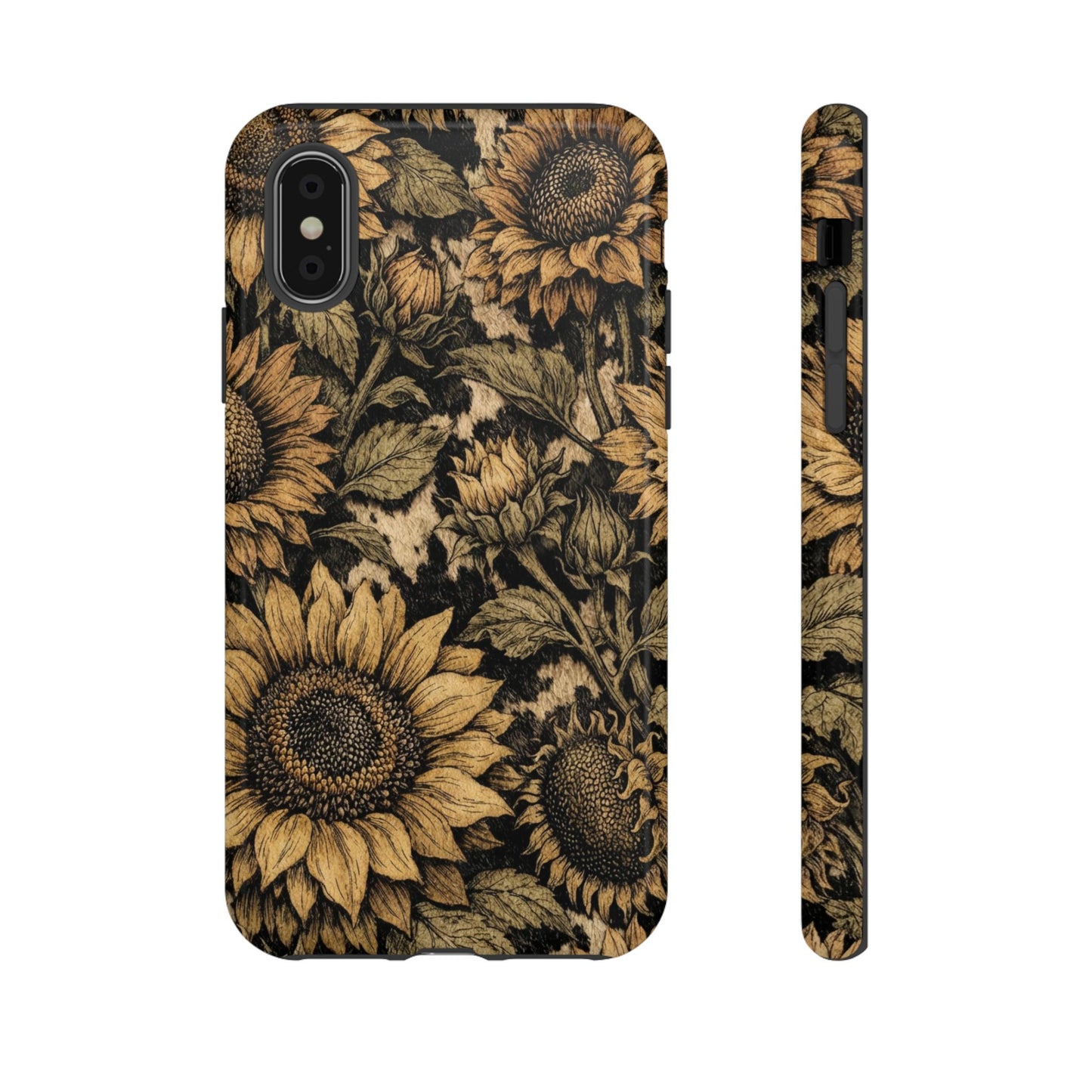 Cowhide Sunflowers Tough Case