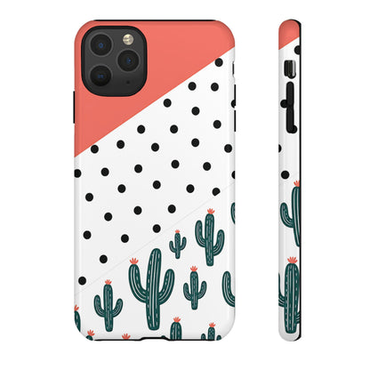 Polka Dot Cactus Tough Case