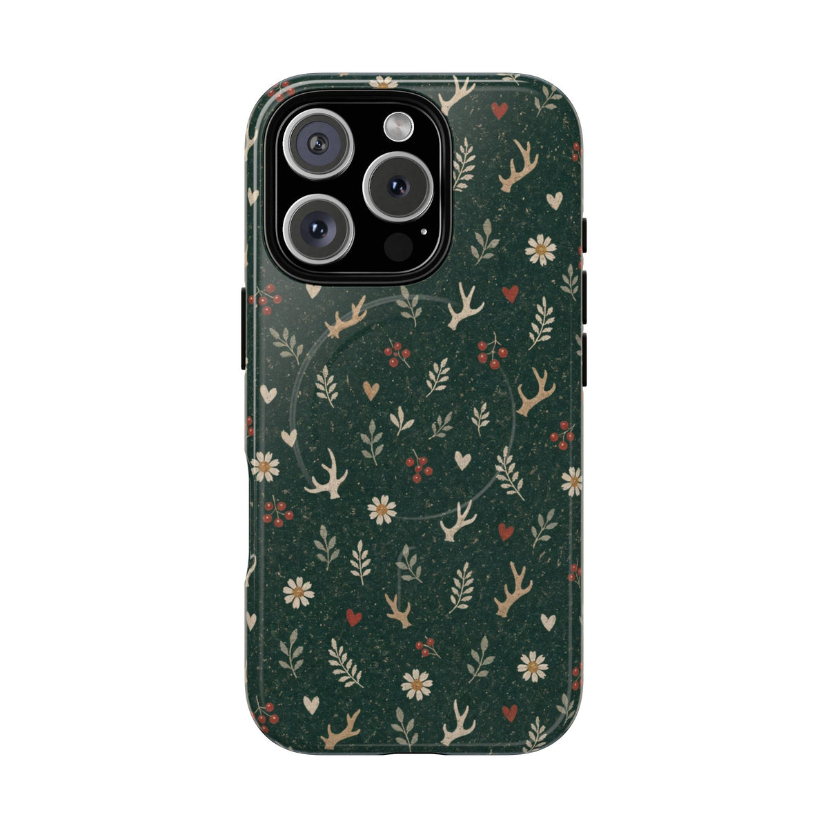 Antler Daisies Evergreen Magnetic Case