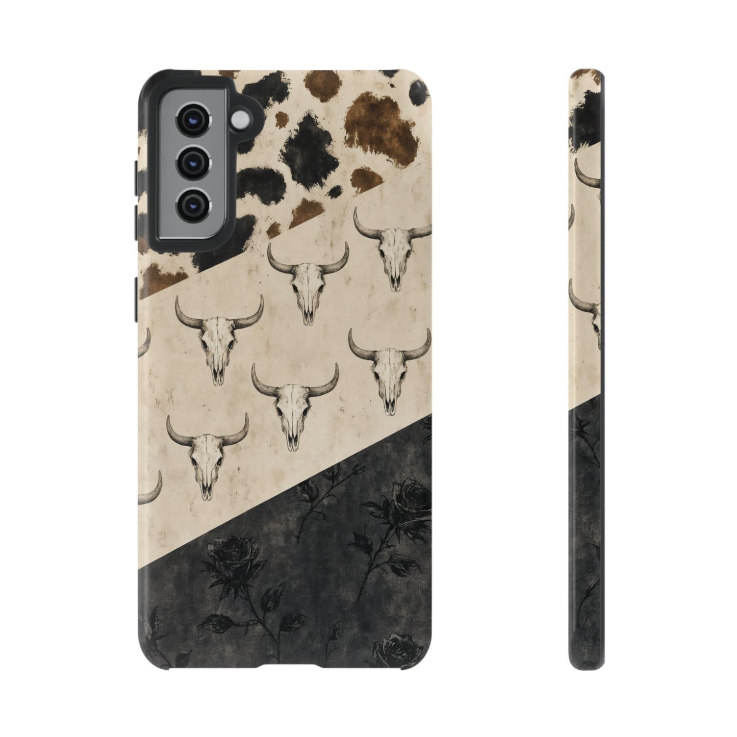 Bull Skull Rose Tough Case