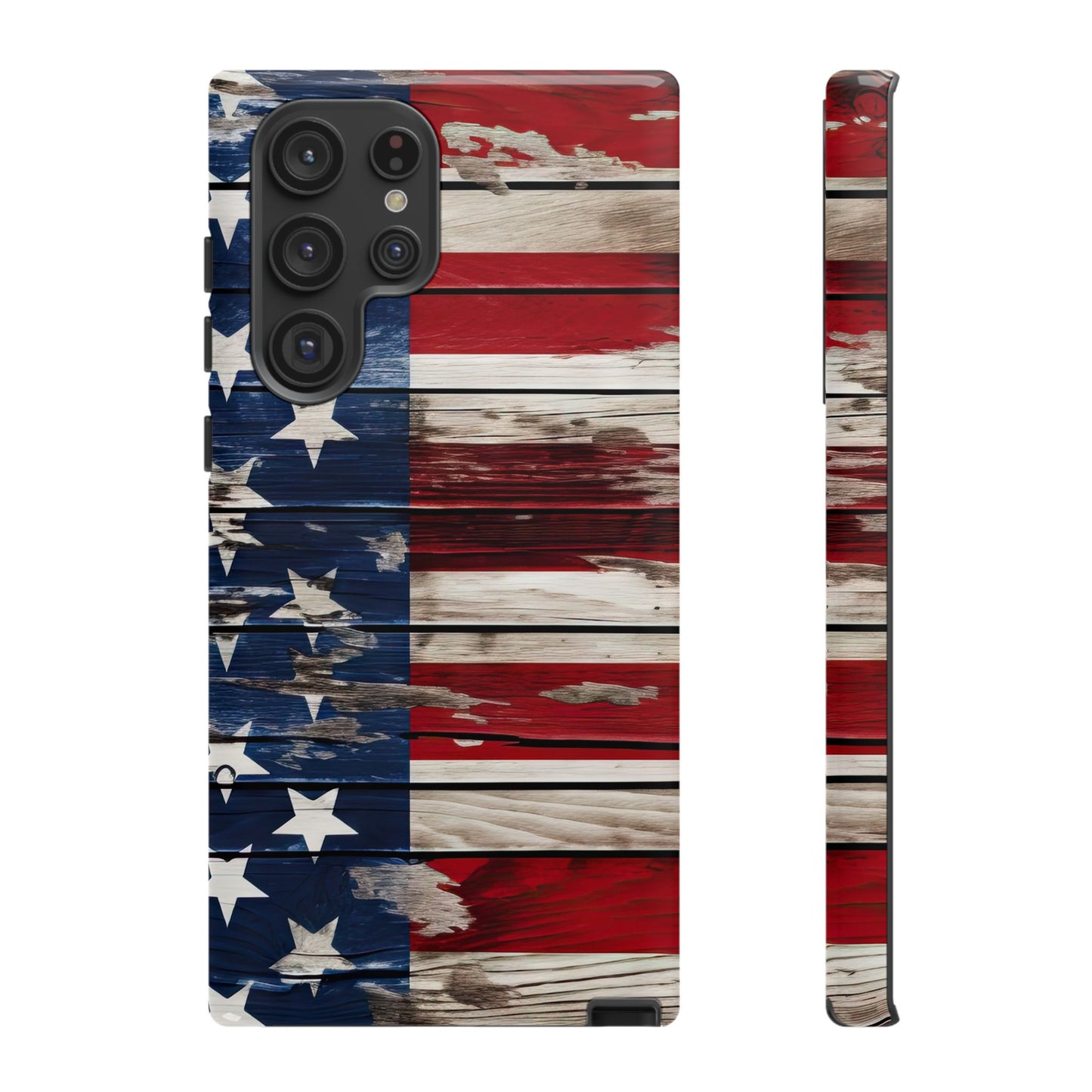 Wood Stars Stripes Tough Case