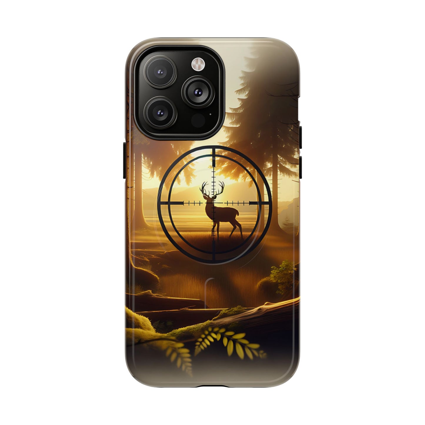 Golden Crosshairs Deer Magnetic Case